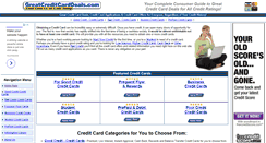 Desktop Screenshot of greatcreditcarddeals.com